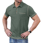 Sailwind Men'S Short Sleeve Polo Shirts Casual Summer Classic Collared Golf Shirt With Pocket