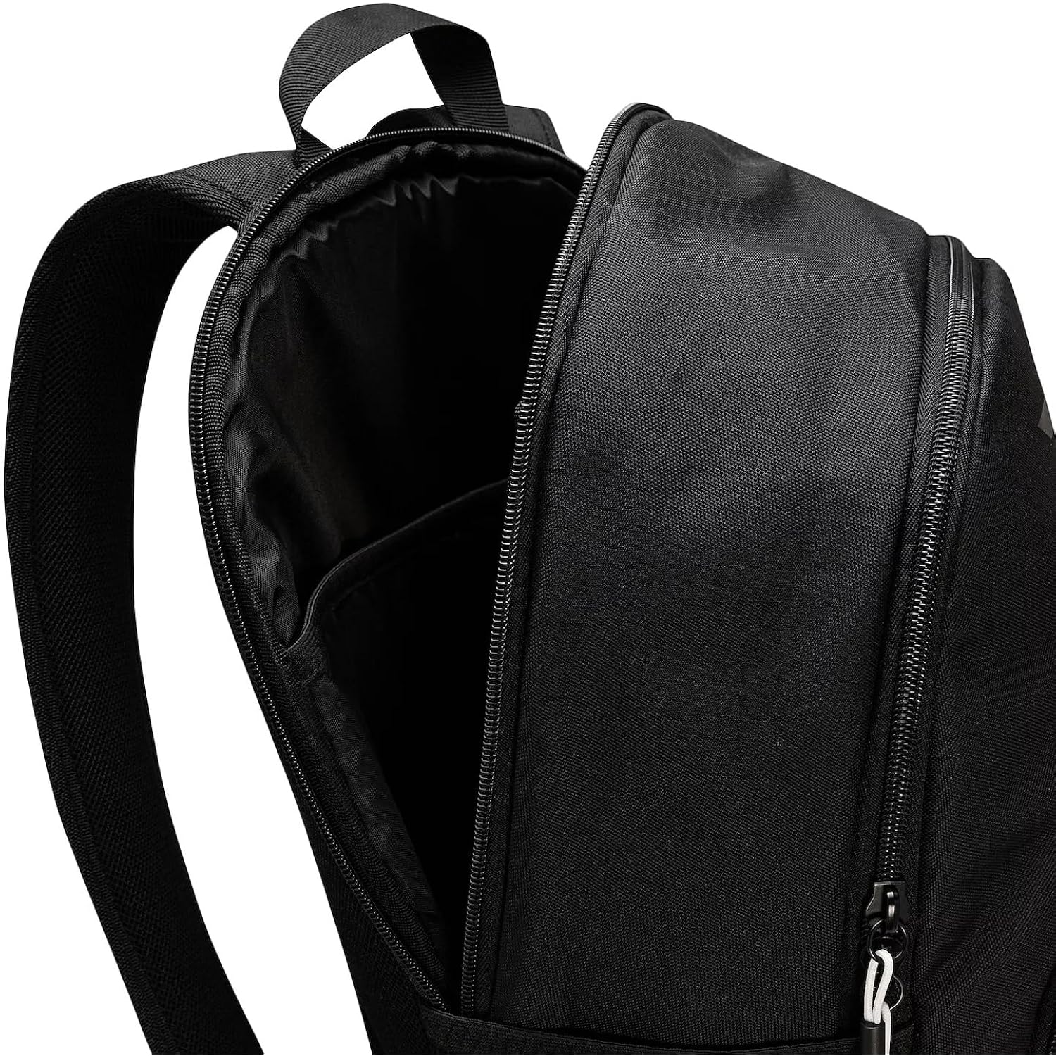 Nike 3Brand Kids Blitz Bungee Backpack For School, Black/White | Padded 17-Inch Laptop Sleeve And 2 Mesh Bottle Pockets. Bookbag For Boys, Girls, Sports, Gym, And Travel.