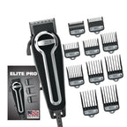 Wahl Usa Elite Pro High-Performance Corded Home Haircut & Grooming Kit For Men – Electric Hair Clipper – Model 3029684