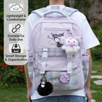 Juju Black Kawaii Backpack - Cute Kawaii Stuff Mochila Kawaii - Cute Backpacks For Girls - Backpacks For School Girls - Cute Backpack For School (Bla)