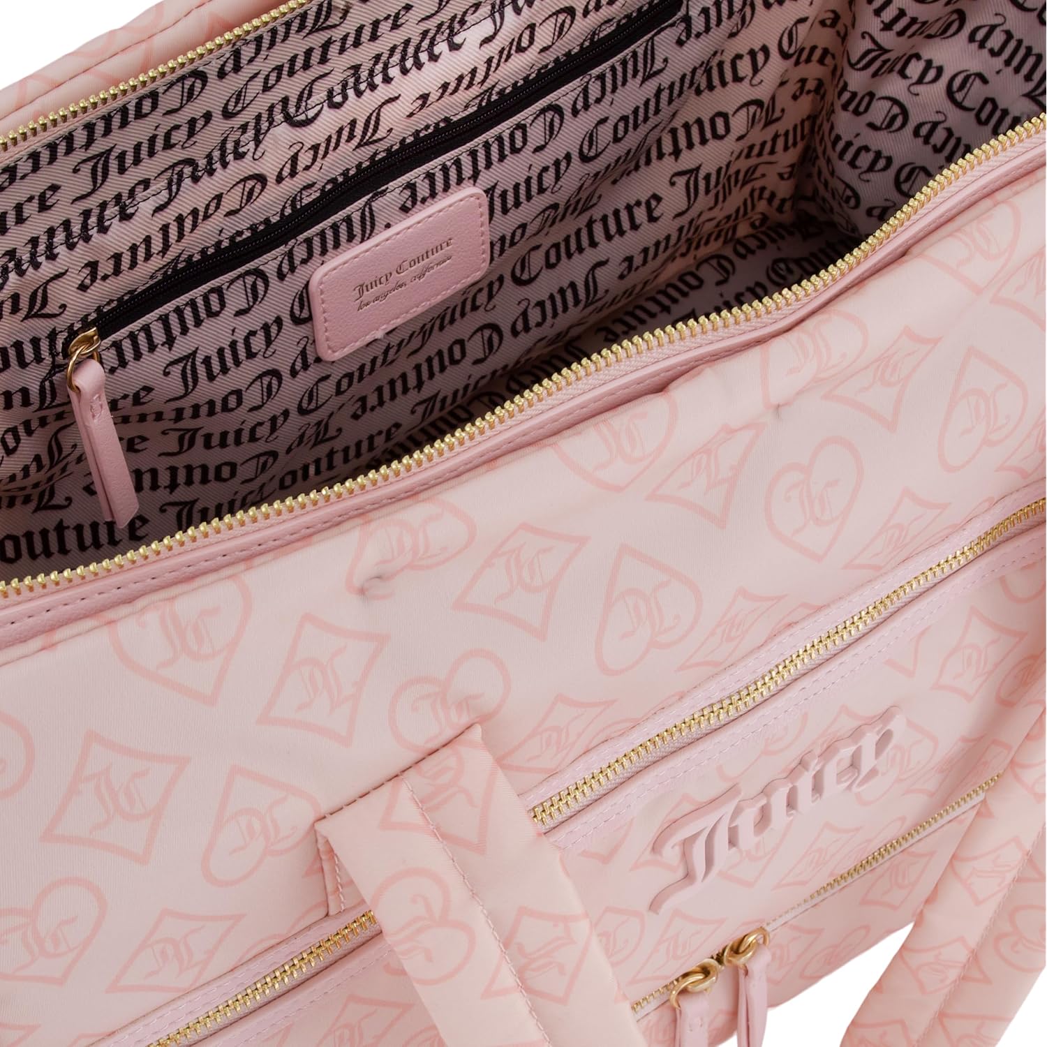 Juicy Couture Women'S Juicy To Go Weekender Bag, Stylish & Versatile Tote For Everyday & Travel