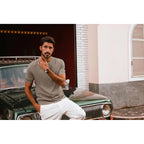 Pj Paul Jones Mens Casual T-Shirts Classic Short Sleeve Knit Tees Crewneck Solid Tee Shirts