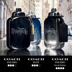 Coach Blue Eau de Toilette - Men's Fragrance - Fougere Watery - With notes of Lime Oil, Ozone Accord & Amber
