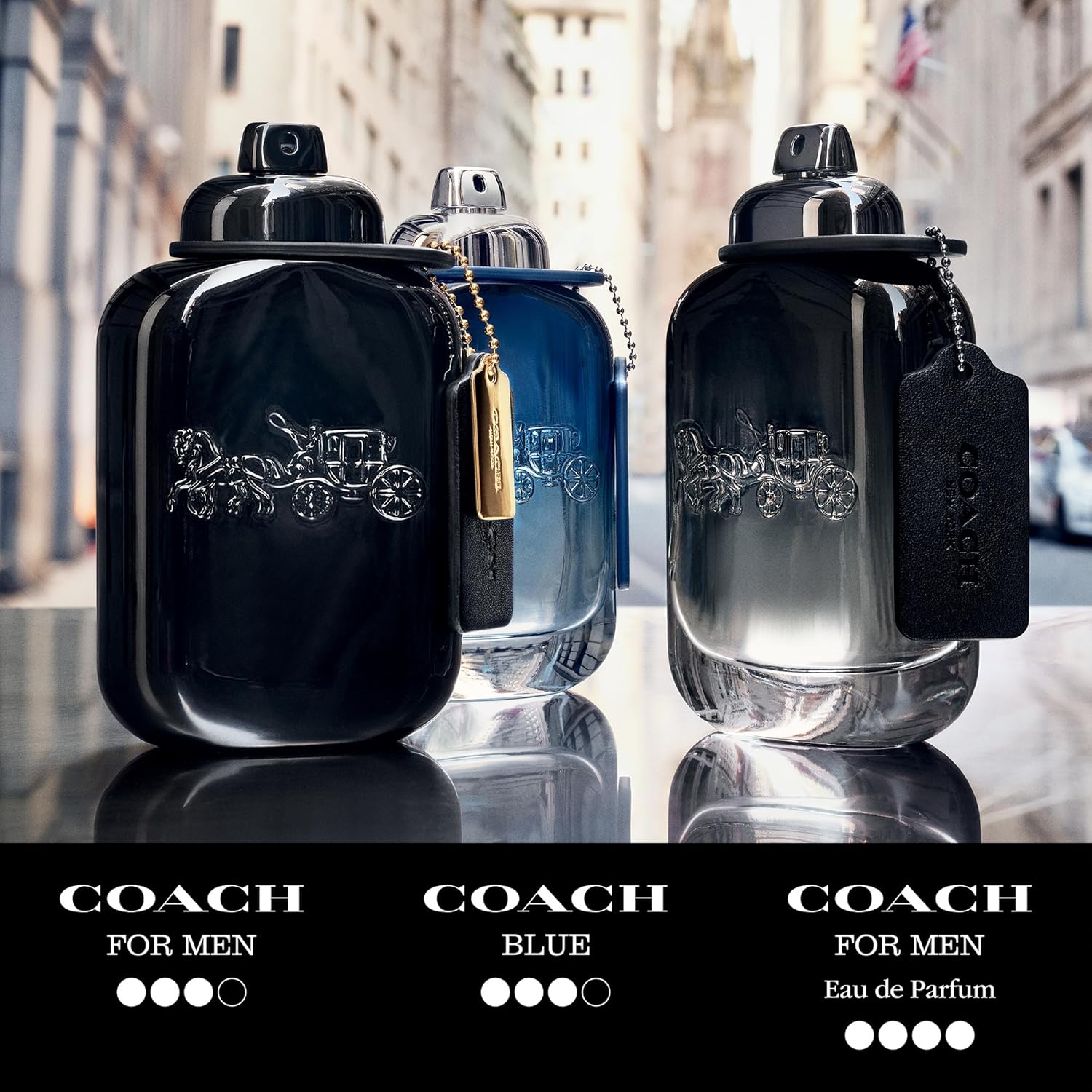 Coach Blue Eau de Toilette - Men's Fragrance - Fougere Watery - With notes of Lime Oil, Ozone Accord & Amber