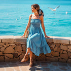 Heeled Sandals For Women Open Toe Chunky Heels For Women Bohemian Cutout Wedge Summer Heels Block Heeled Party Sandals Womens