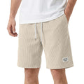 Deex Men'S Corduroy Shorts Casual 7 Inch Lightweight Elastic Waist Drawstring Summer Beach Loose Fit Shorts With Pockets 2026