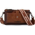 Wrangler Crossbody Wallet Purses Multi-Function Card Holder Purse With Double Zipper