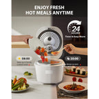Toshiba Origintaste Rice Cooker 5.5-Cup Uncooked, Fuzzy Logic, 15-In-1 Functions, Digital Display, Delay Timer, Keep Warm, Nonstick Inner Pot, White