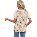 WIHOLL Womens Summer Tops Trendy Ruffle Sleeve Shirts Casual Chiffon Blouses Beach Vacation Clothes