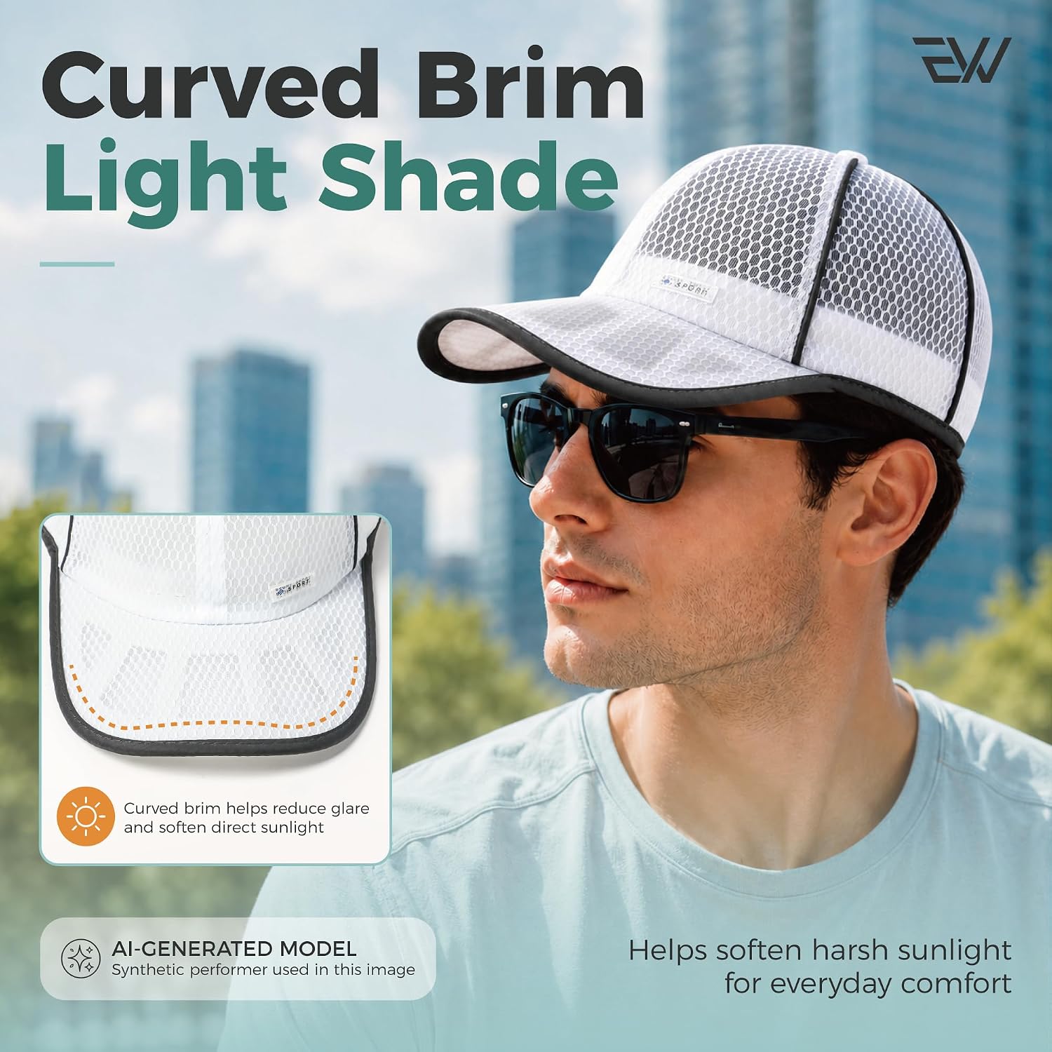 Unisex Breathable Quick Dry Mesh Baseball Cap Running Hat