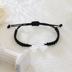 SmileBelle Music Gifts for Women and Men, Guitar Bracelet Teacher Appreciation Gifts Black and White Graduation Bracelets as Marching Band Jewelry for Choir Student Musical Lovers