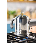 Farberware Classic Yosemite Stainless Steel Coffee Percolator - 8 Cup, Silver