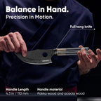 New 2026 Matsato Osuren Chef Knife 6.3 Inch – Japanese Stainless Steel Kitchen Knife, Professional Chef’s Knife for Cooking, Meat Cutting Knife, Chopping Knife, Sharp Kitchen Knives for Cooking & Prep