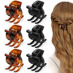 6 Pieces Hair Claw Clips, Morhom 1.3 Inch Jaw Clips For Thick Or Medium Hair