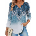 Long Sleeve Shirts for Women Spring Tops Casual Dressy V Neck Blouses Boho Tunic Western Clothes Vacation Outfits