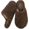 Snug Leaves Women'S Scuff Slippers Furry Cute Memory Foam House Shoes