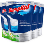 Damprid Refill Bag, 44 Oz, 4-Pack - Fresh Scent Moisture Absorbers For Rooms With Excess Humidity, Long-Lasting, Eliminates Musty Odors And Creates Fresher Air