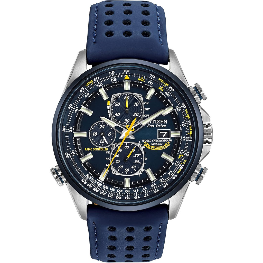 Citizen Men'S Eco-Drive Sport Luxury World Chronograph Atomic Time Keeping Watch