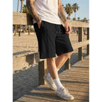 Jmierr Men'S Baggy Sweat Shorts Lightweight Cotton Under Knee Casual Drawstring Lounge Workout Gym Shorts