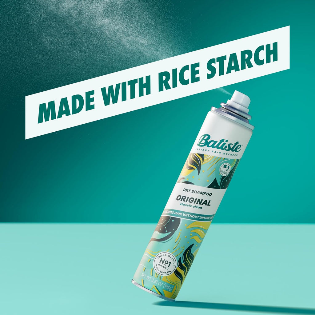 Batiste Dry Shampoo, Original Fragrance 162G/5.71 Oz