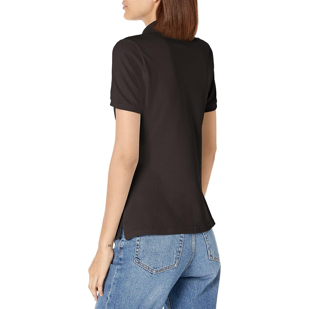 Women's Cotton Blend Stretch Pique Short Sleeve Polo Shirt