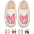 Cute House Slippers for Women Men Warm Cozy House Shoes Fuzzy Home Slippers with Memory Foam Indoor and Outdoor