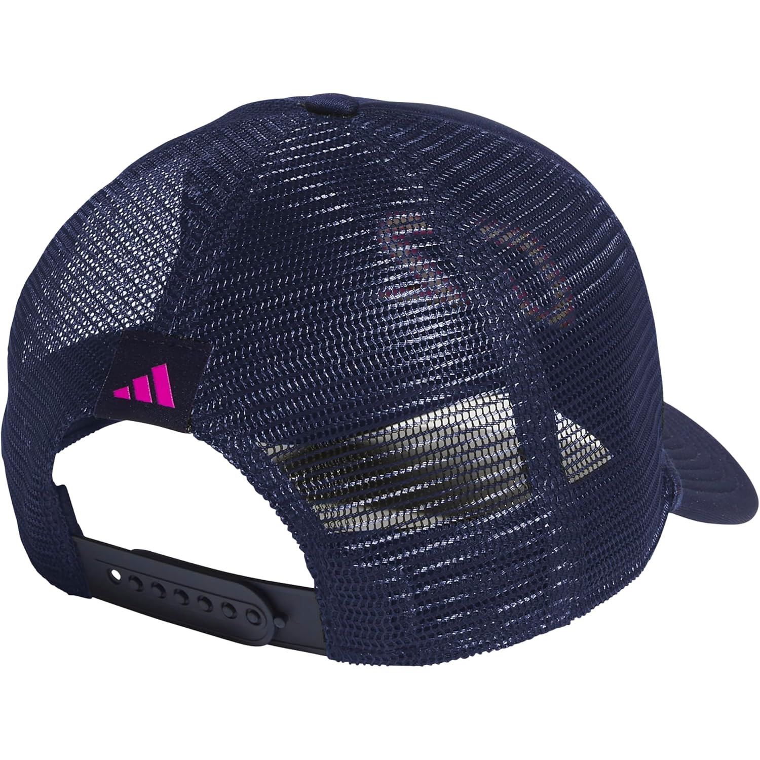adidas Unisex Trucker Hat – Sport Snapback Cap Team Navy Blue 2/Atlanta Pink