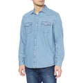 Amazon Essentials Men'S Long Sleeve Denim Shirt, Regular-Fit