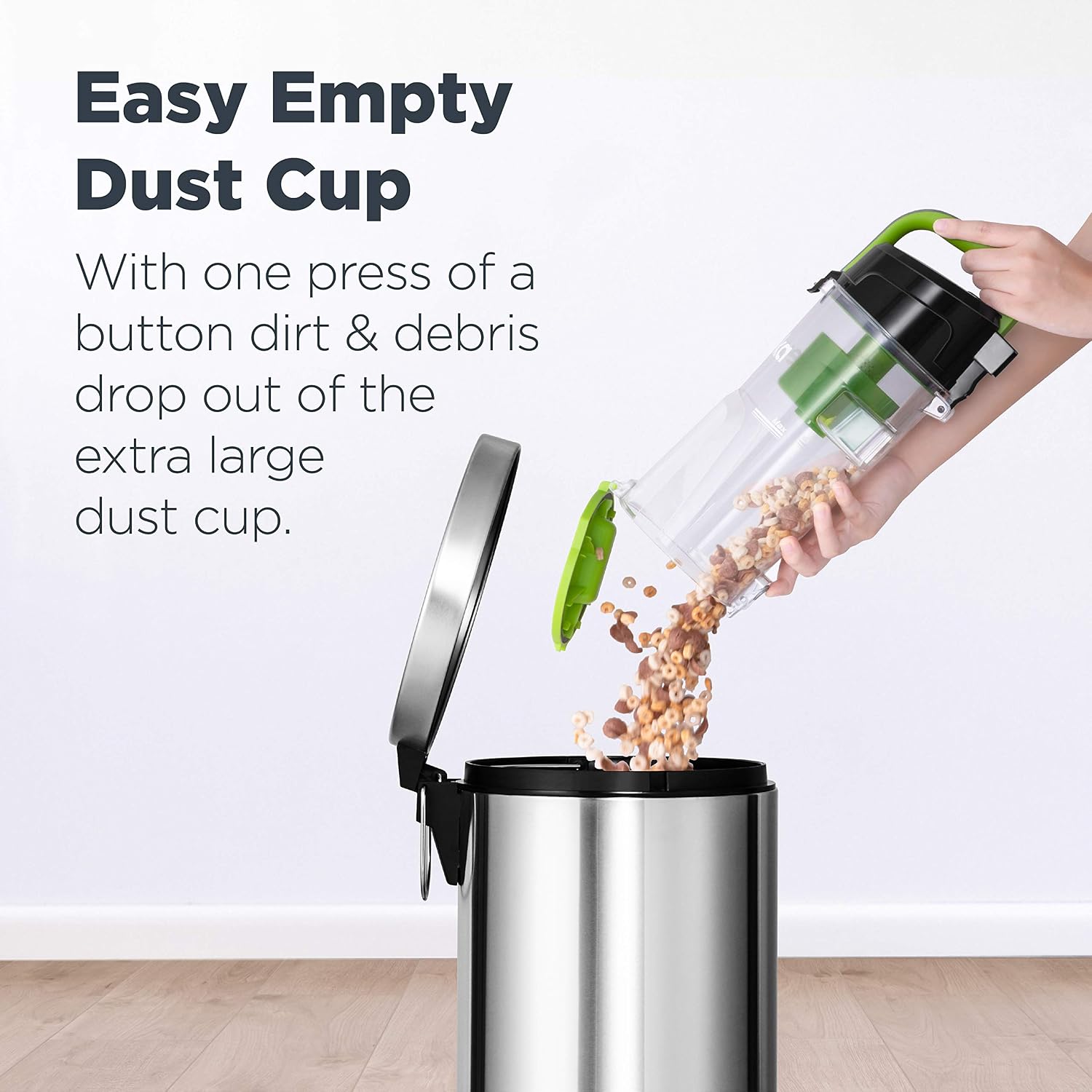Eureka Airspeed Ultra-Lightweight Compact Bagless Upright Vacuum Cleaner, Neu10Ae4, Green