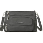 Baggallini Original Everyday 11X7.5 Crossbody Bags Rfid Protected Lightweight Nylon Zippered Travel Purse