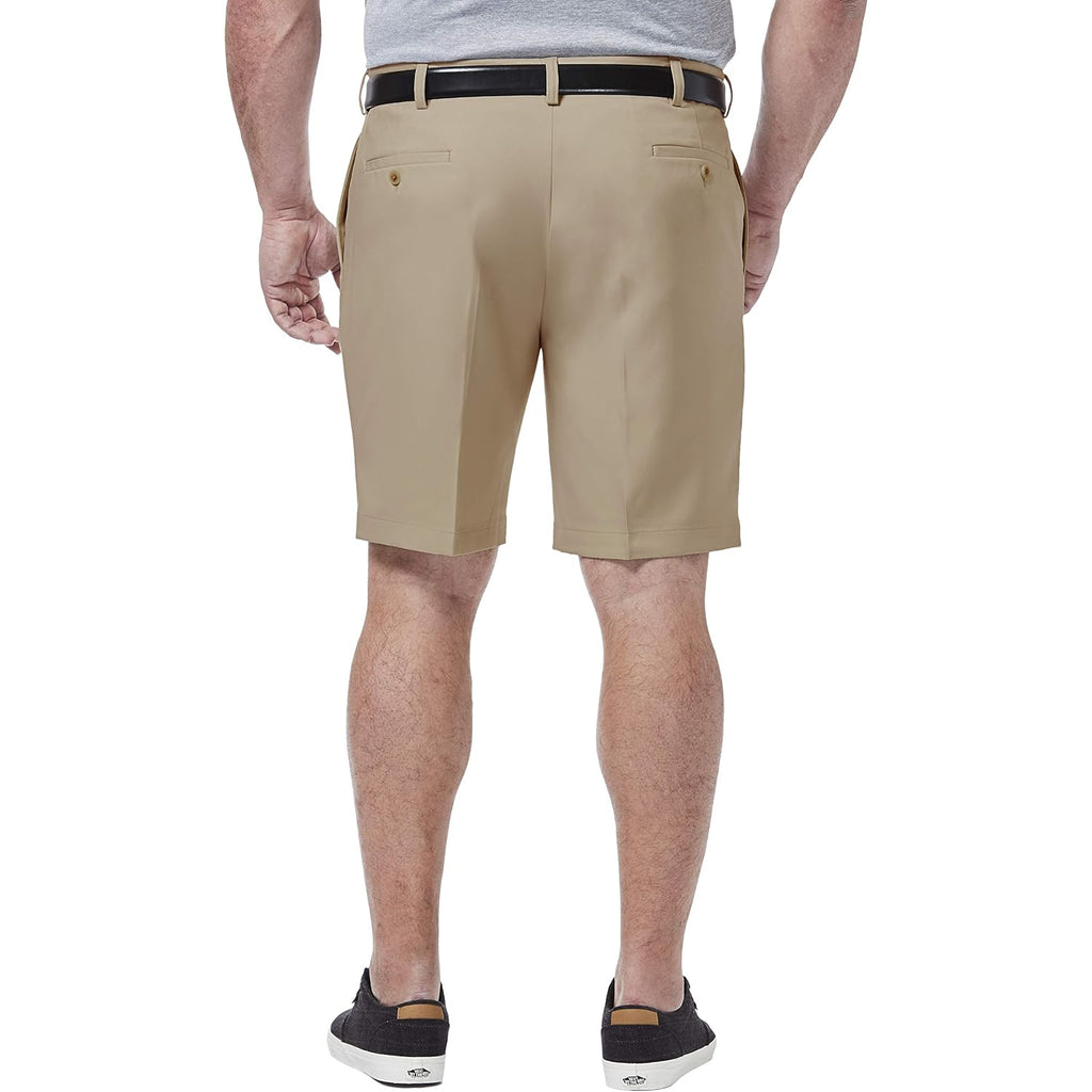 Haggar Men'S Cool 18 Classic Fit Expandable Waist Short Reg. And Big & Tall Sizes