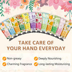24 Pack Hand Cream Gift Set For Women, Mini Hand Lotion Travel Size in Bulk for Dry Cracked Hands, Mothers Day Gifts,Teacher Appreciation Gifts,Thanksgiving Gift, Bridesmaid Gift,Party Favors