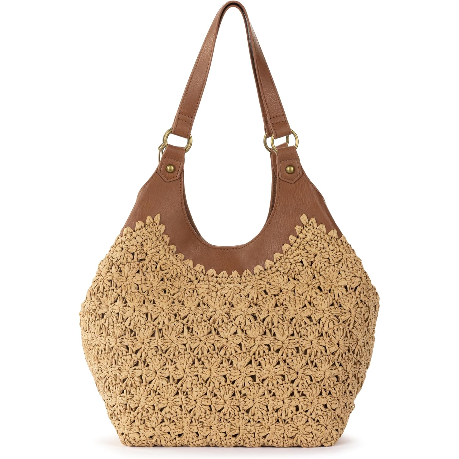 Sakroots The Sak Roma Shopper Shoulder Bag Large Purse & Tote Bag With Double Straps & Zipper Pockets For Everyday & Travel
