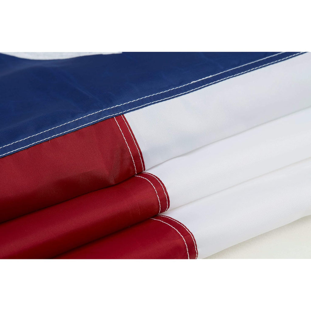 Homissor State Of Texas 3X5 Feet Flag - Embroidered Sewn Tx Flags Heavy Duty Outdoor Nylon Flags Vivid Color - Brass Grommets And 4 Stitch Hemming
