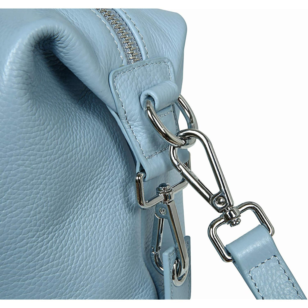 Heshe Womens Genuine Leather Purse Satchel Tote Bags Ladies Real Leather Bags Crossbody Handbags