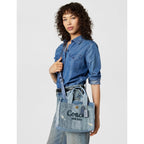 COACH Cargo Tote 26 in Upcycled Denim