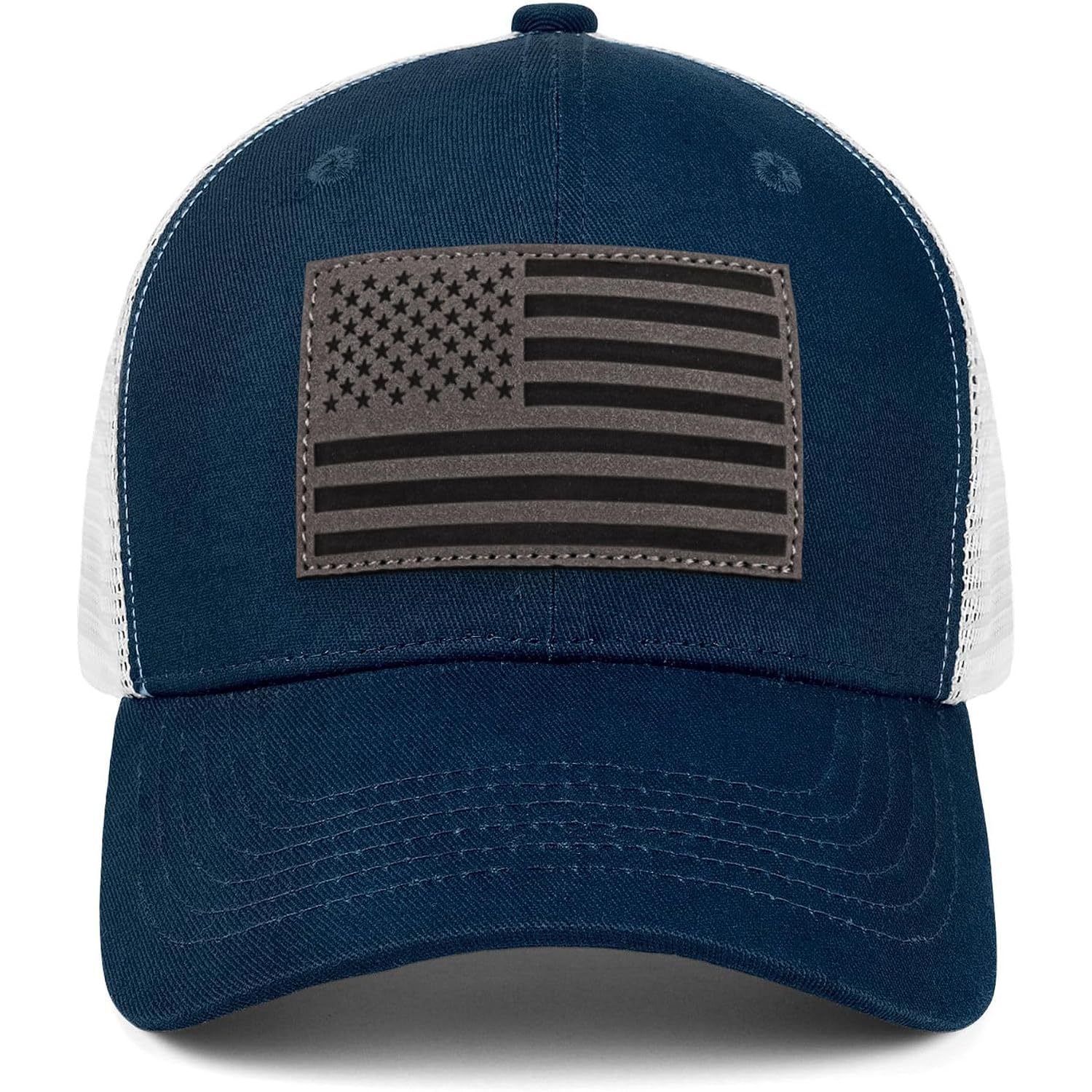 American Flag Trucker Hat - Snapback Hats For Men Women Baseball Cap - Breathable Mesh & Adjustable Fit For Casual Wear