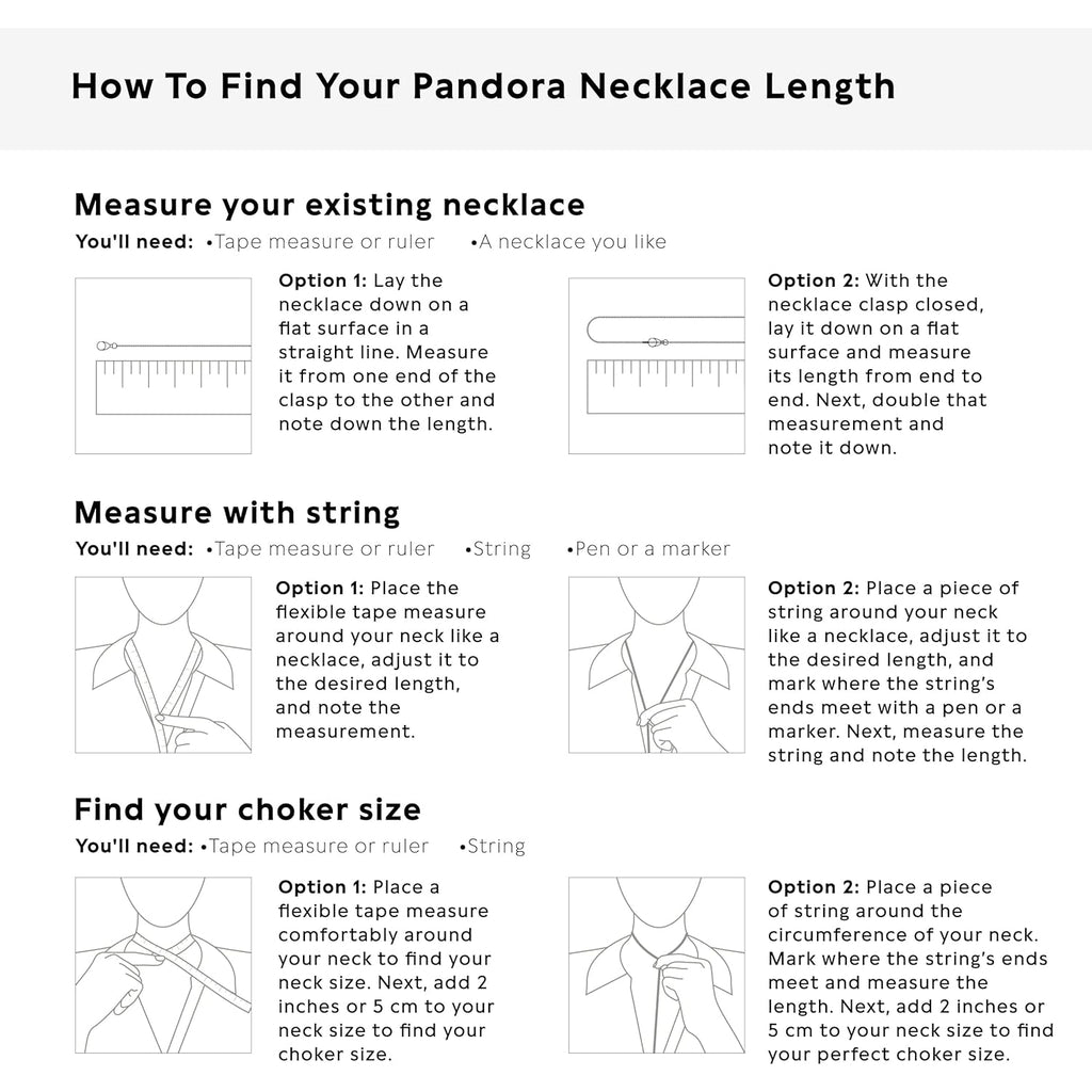 PANDORA Iconic Snake Chain Charm Necklace 590742HV