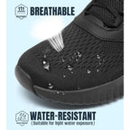 Shulook Women'S Non Slip Work Shoes Slip-Resistant Kitchen Chef Restaurant Food Service Nurse Shoe Comfortable Mesh Breathable Walking Sneakers Black