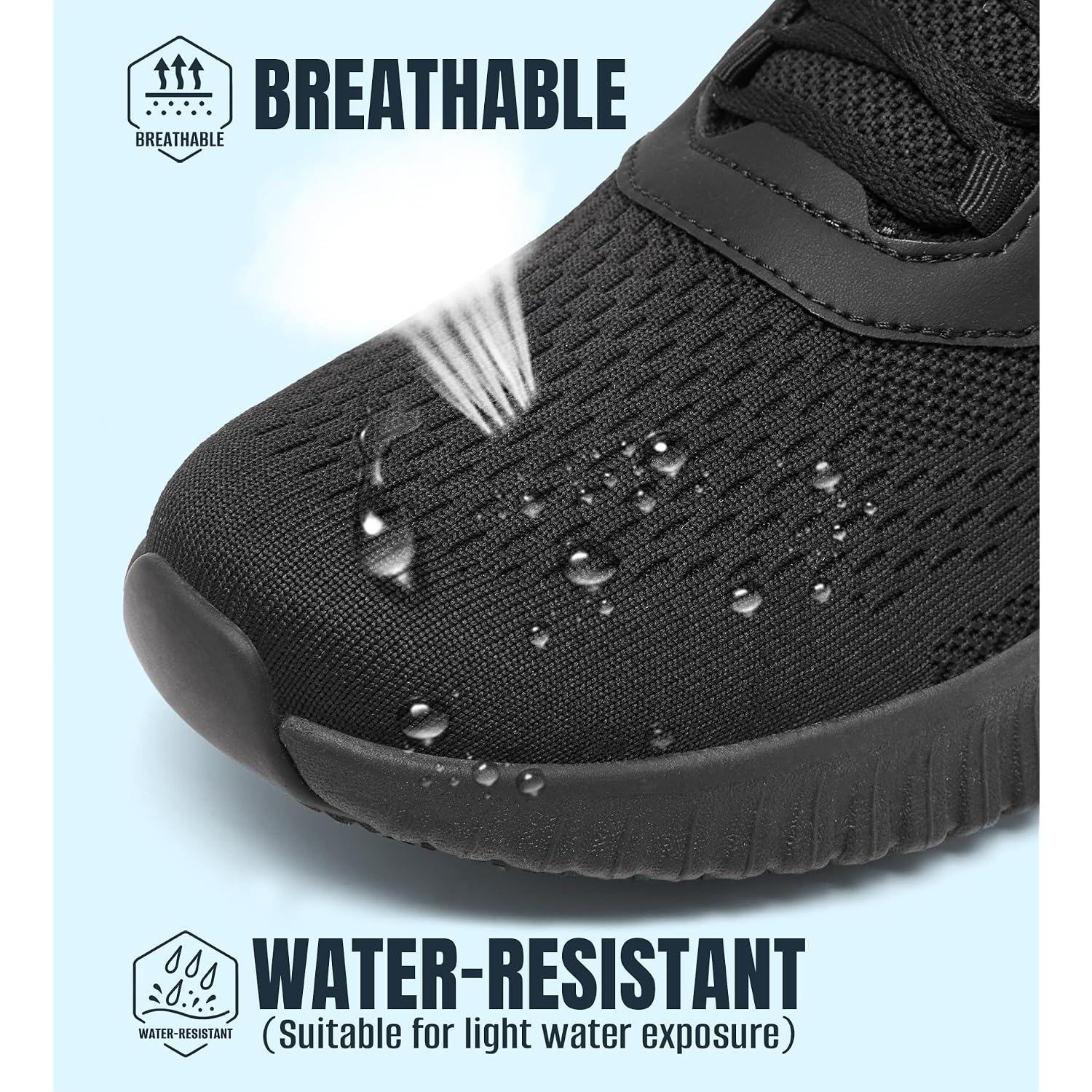 Shulook Women'S Non Slip Work Shoes Slip-Resistant Kitchen Chef Restaurant Food Service Nurse Shoe Comfortable Mesh Breathable Walking Sneakers Black