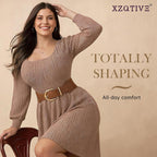 XZQTIVE Women Wide Elastic Waist Belt for Dresses Fashion Cinch Belts Stretchy Waistband with Gold Buckle