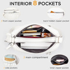 Volganik Rock Crossbody Bag For Women With Tassel Ladies Soft Pu Leather Purses And Handbag Pocketbooks