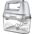 Cuisinart Power Advantage Plus 9-Speed Hand Mixer, 220W Motor, Electric Mixer with Dishwasher-Safe Beaters, Storage Case, HM-90BCS, Brushed Chrome