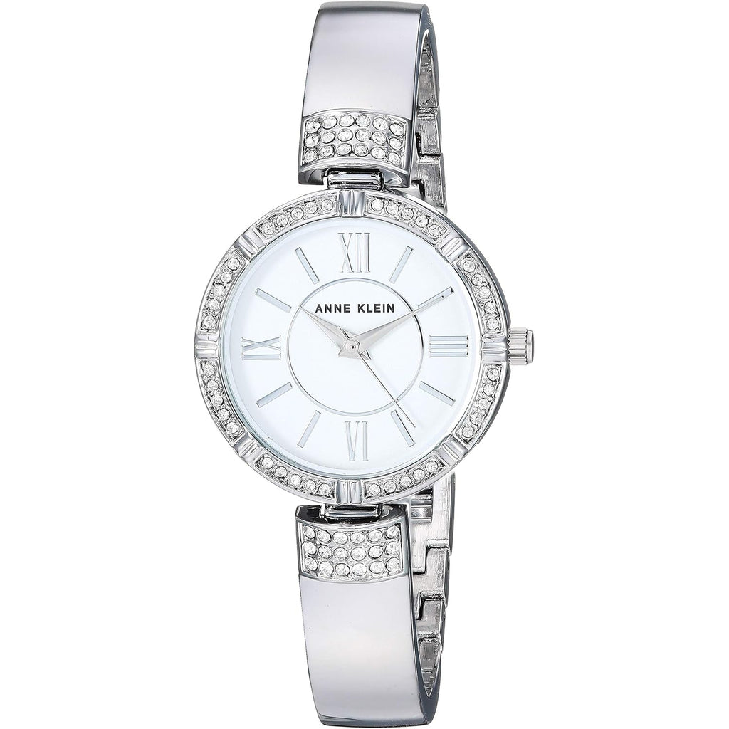 Anne Klein Women'S Premium Crystal Accented Watch And Bracelet Set