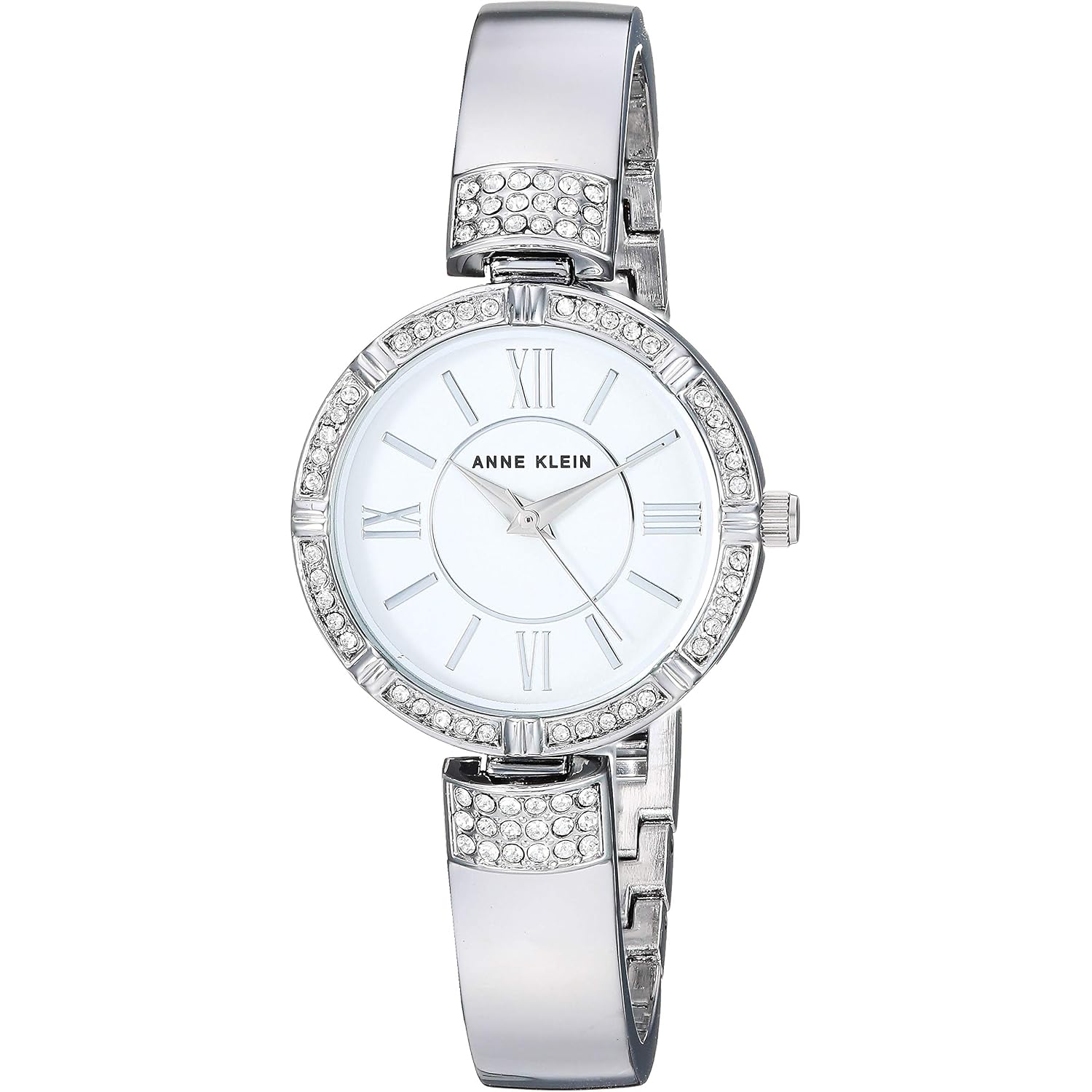 Anne Klein Women'S Premium Crystal Accented Watch And Bracelet Set