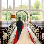Red Carpet Runner for Party,140GSM 2.62FTx15FT Carpet Party Decorations Runway Rug for Prom Felt Non-Woven Fabric, Runner Rug for Wedding Ceremony Hollywood Theme Party