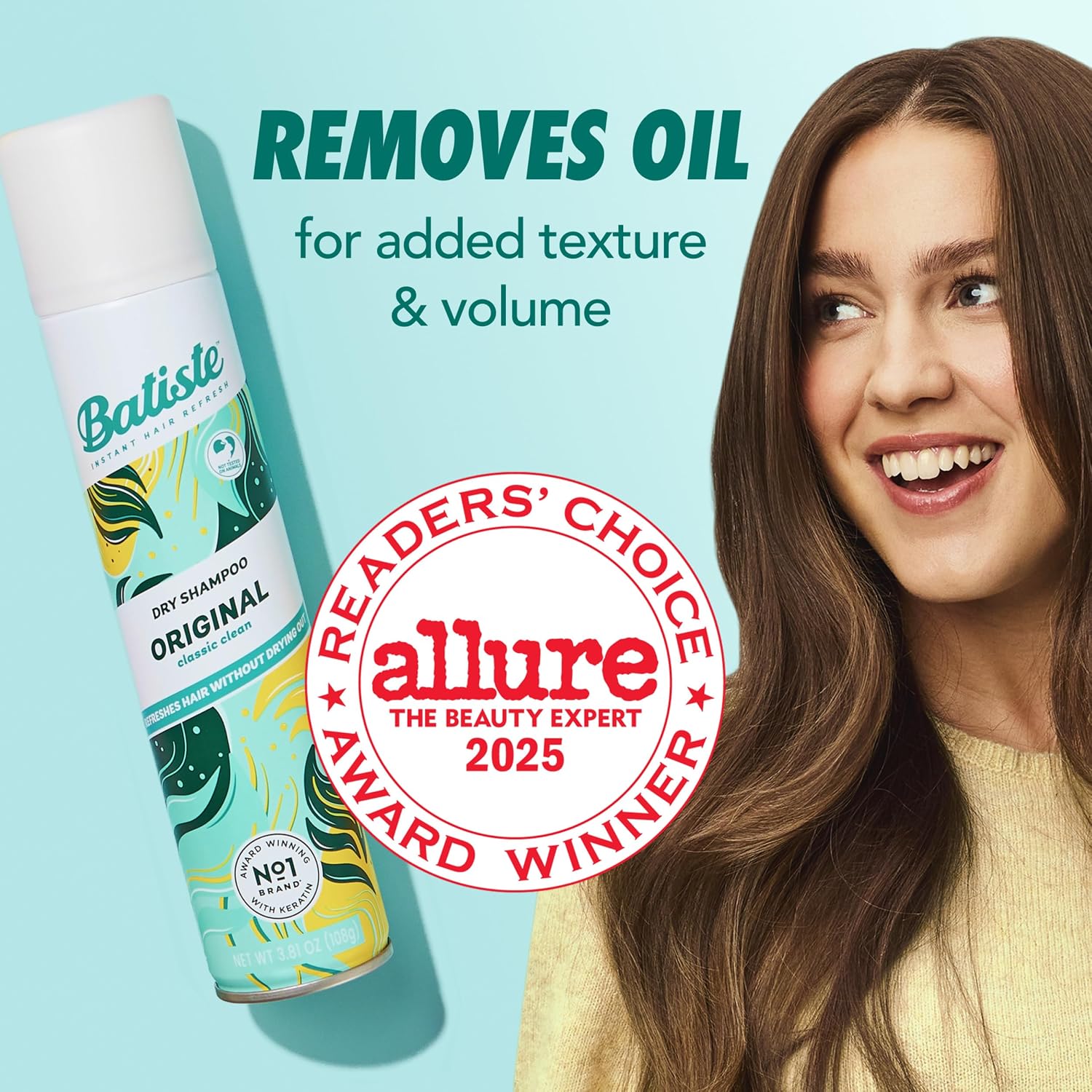 Batiste Dry Shampoo, Original Fragrance 162G/5.71 Oz