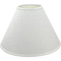 Aspen Creative Transitional Hardback Empire Shaped Spider Construction Lamp Shade, 18" Wide (7" X 18" X 12 1/2"), Off White