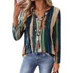 Zeagoo Womens Tops Long Sleeve V Neck Tee Shirts Cute Dressy Casual Clothing Business Work Blouse