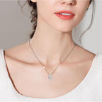Mothers Day Gifts For Mom From Son Daughter Mom Necklace For Women 925 Sterling Silver New Mom Gifts Birthday Gifts With Heartfelt Message & Lighted Box
